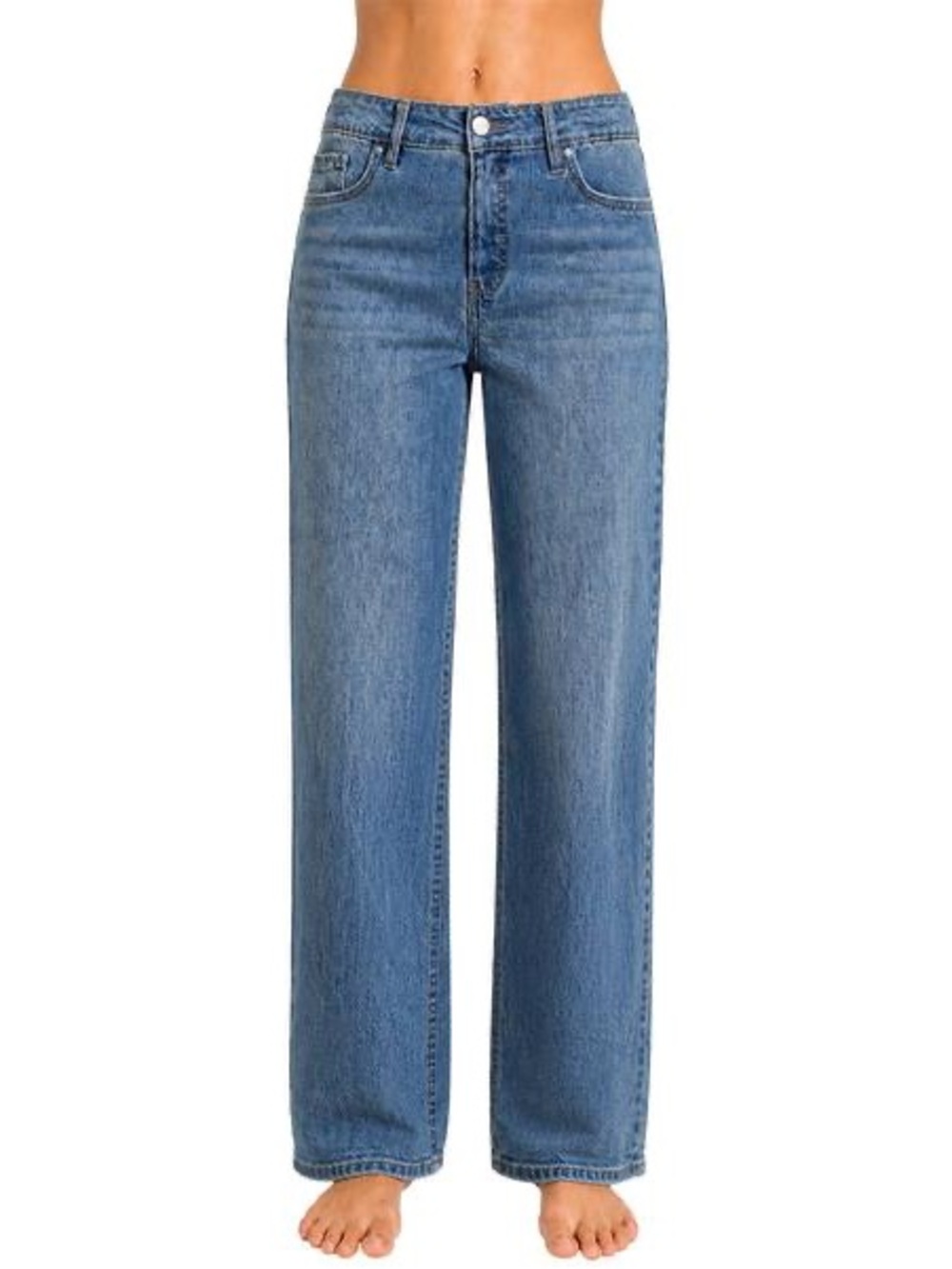 Royalty For Me Womens Bella High Rise Wide Leg Jeans NWT 6/29